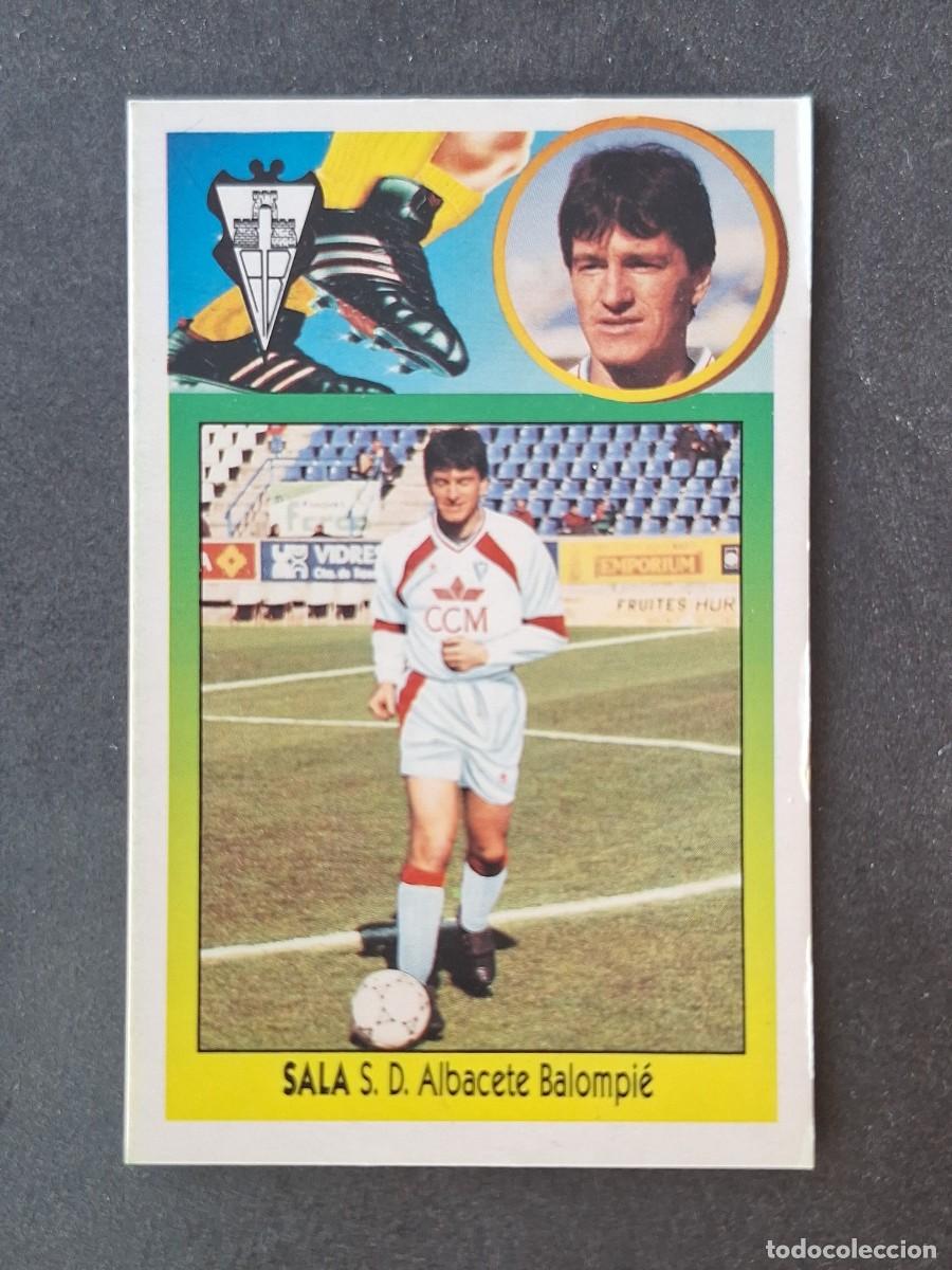 Cromos de f&uacute;tbol: L2 SALA ALBACETE BALOMPIE ERROR ESCUDO COLOCA LIGA ESTE 1993 1994 93 94 CARTON DESPEGADO