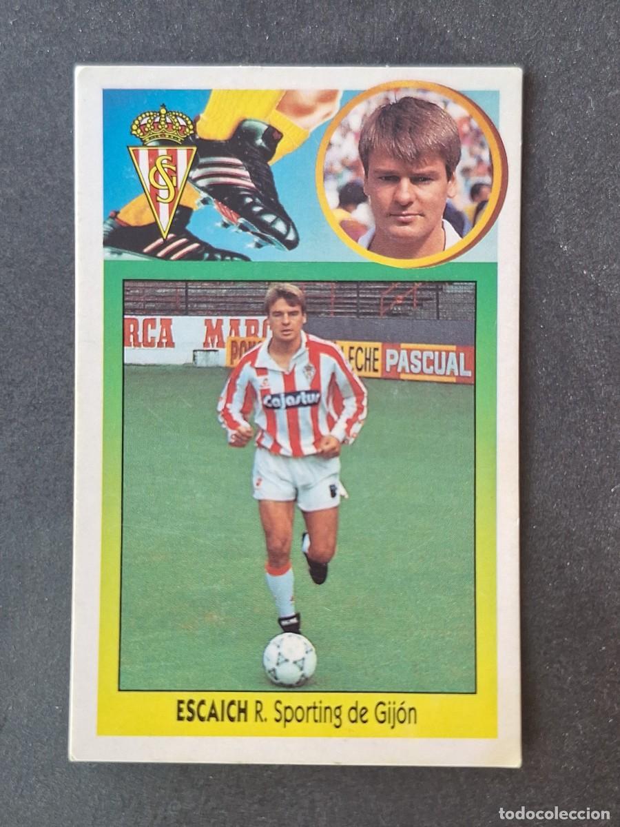 Cromos de f&uacute;tbol: L2 ESCAICH SPORTING DE GIJON COLOCA LIGA ESTE 1993 1994 93 94 CARTON DESPEGADO