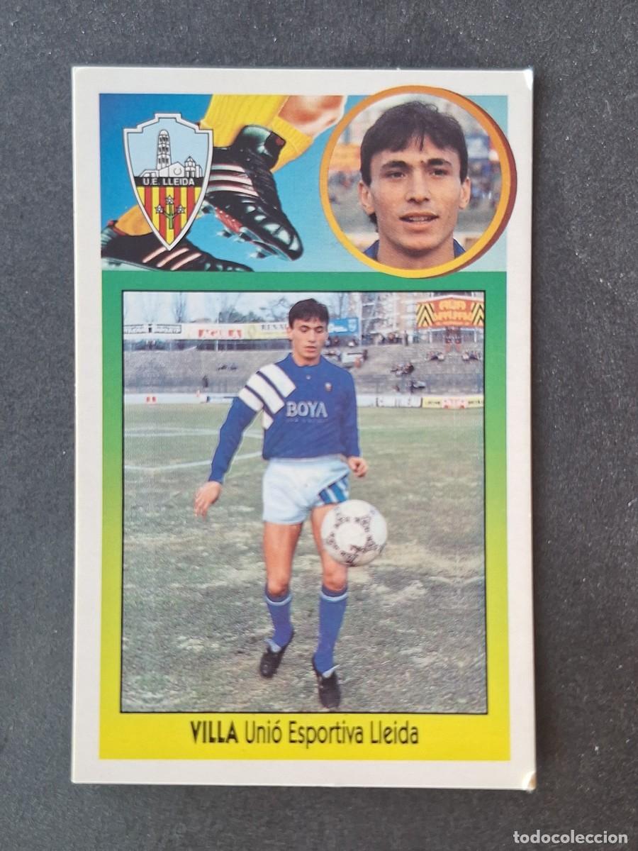 Cromos de f&uacute;tbol: L2 VILLA U. E. LLEIDA COLOCA LIGA ESTE 1993 1994 93 94 CARTON DESPEGADO