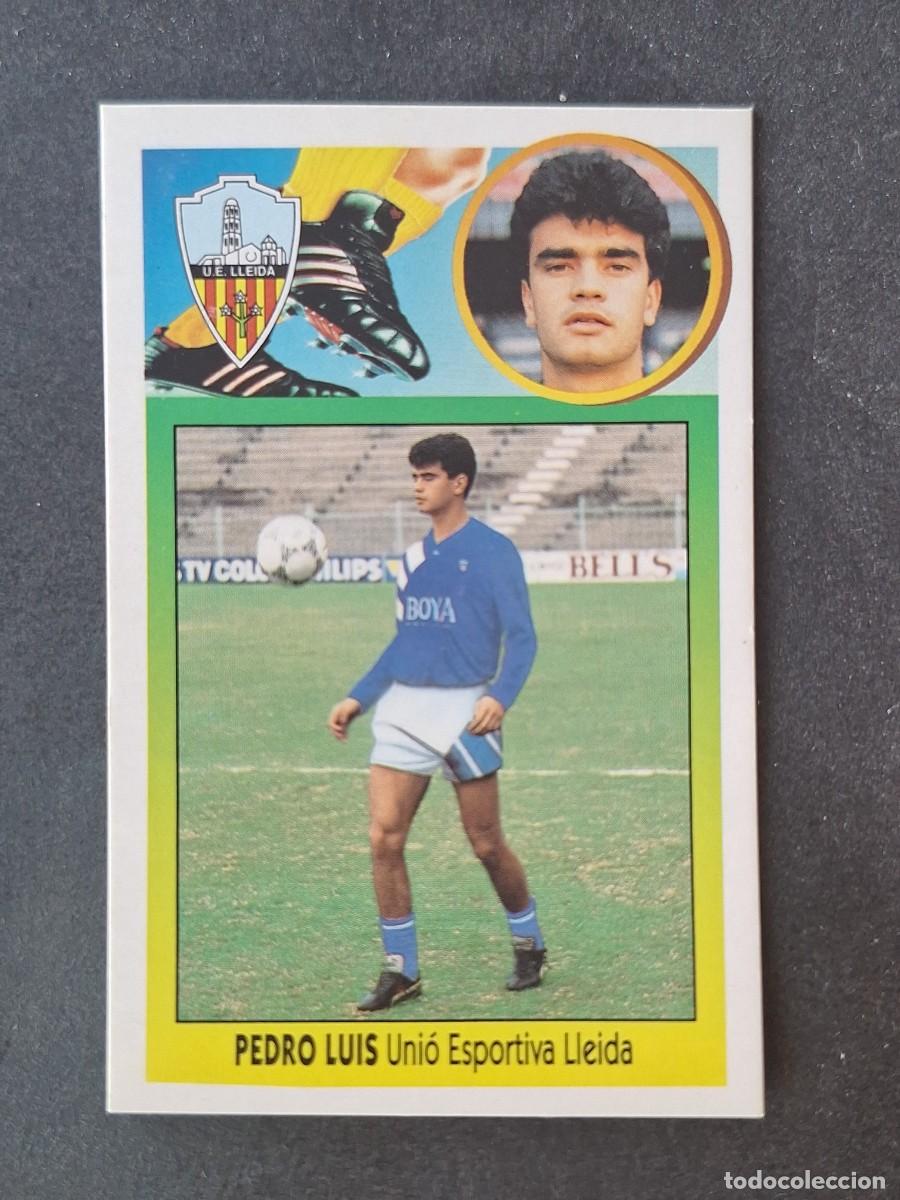Cromos de f&uacute;tbol: L2 PEDRO LUIS U. E. LLEIDA COLOCA LIGA ESTE 1993 1994 93 94 CARTON DESPEGADO