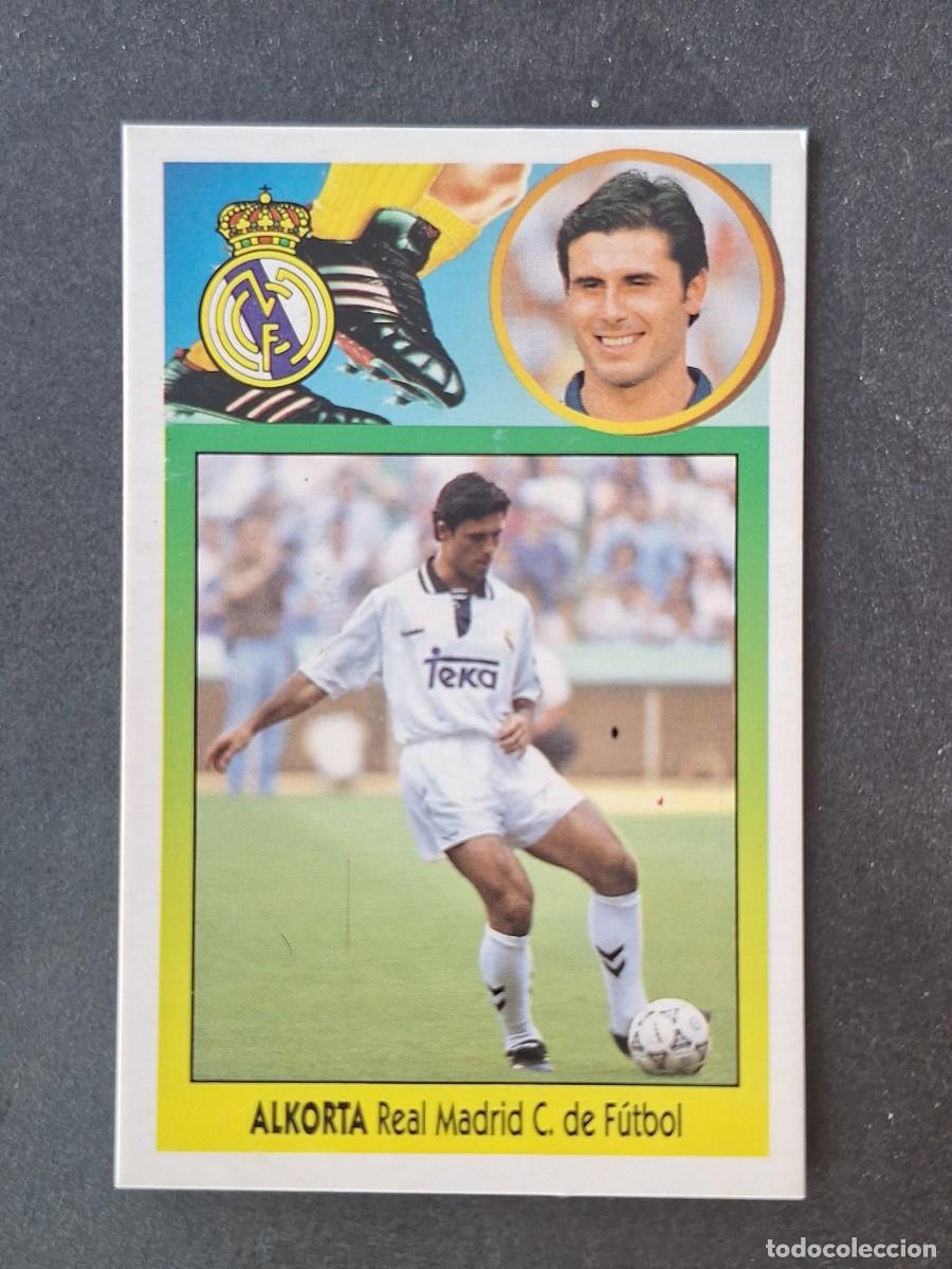 Cromos de f&uacute;tbol: L2 ALKORTA REAL MADRID COLOCA LIGA ESTE 1993 1994 93 94 CARTON DESPEGADO