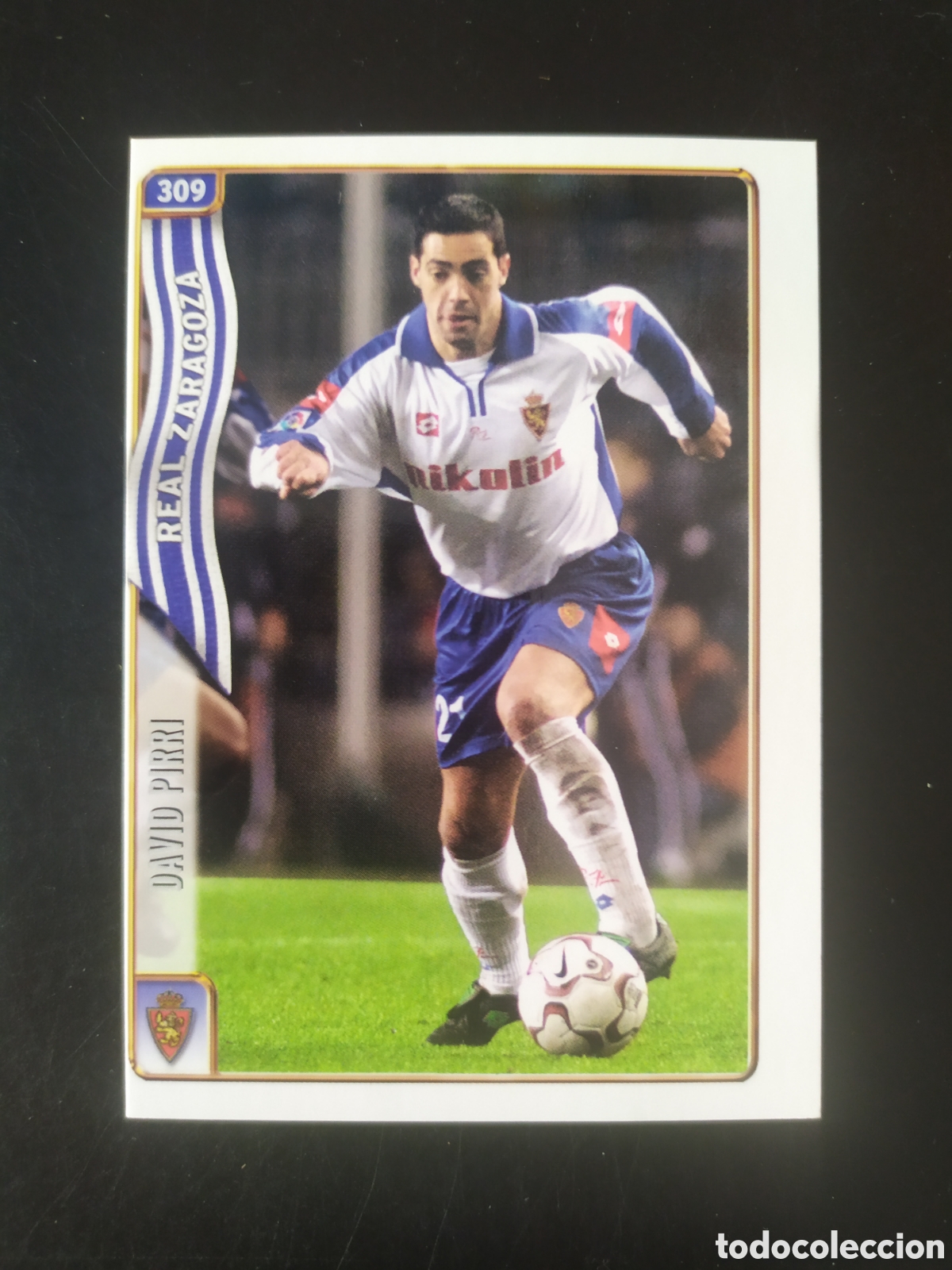 Cromos de f&uacute;tbol: Mundicromo fichas Liga 2004 2005 04 05 David Pirri n&deg; 309 Real Zaragoza