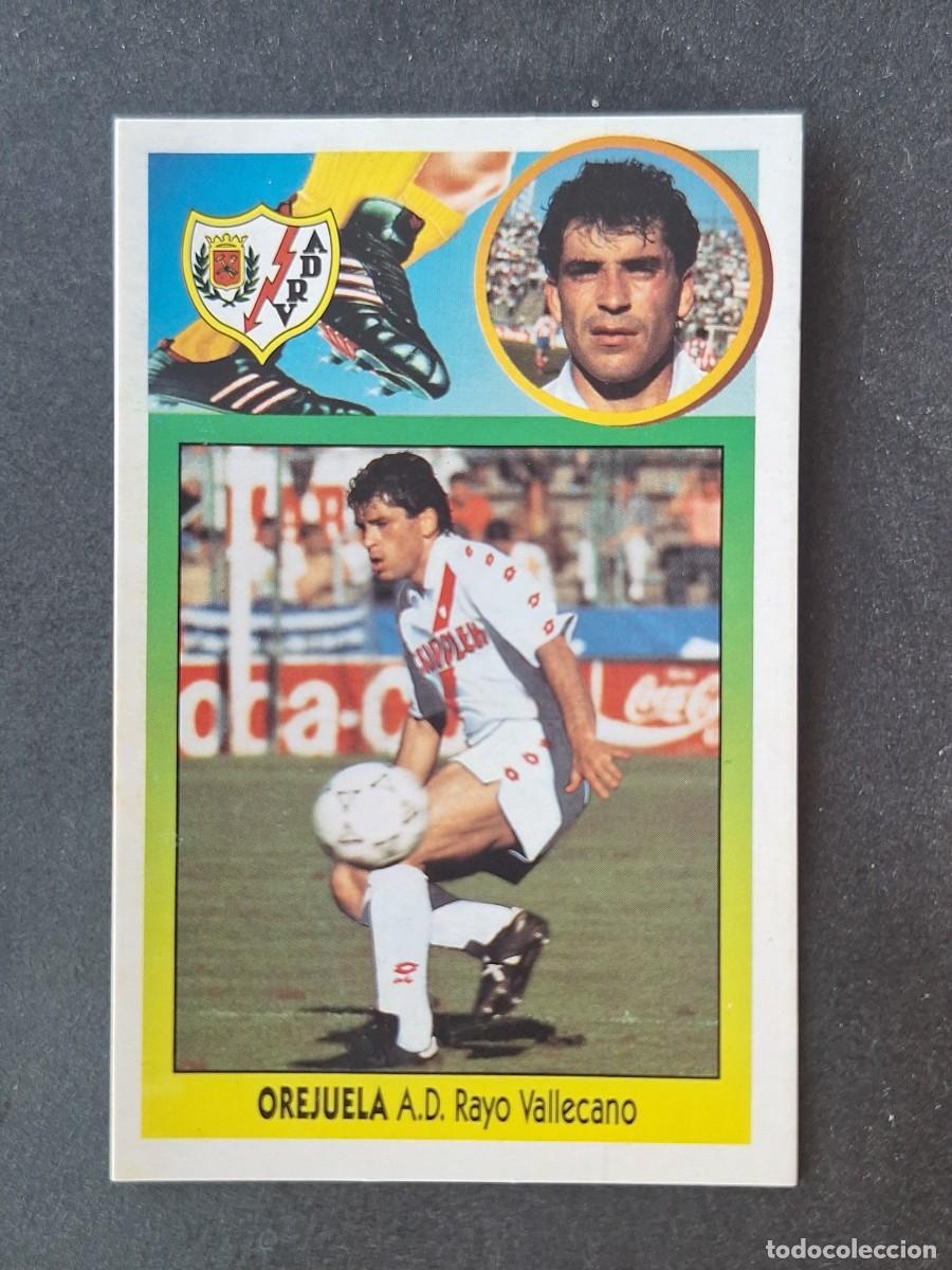 Cromos de f&uacute;tbol: L2 OREJUELA RAYO VALLECANO COLOCA LIGA ESTE 1993 1994 93 94 CARTON DESPEGADO