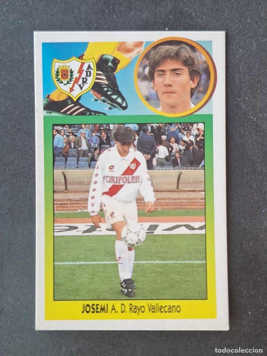 Cromos de f&uacute;tbol: L2 JOSEMI RAYO VALLECANO COLOCA LIGA ESTE 1993 1994 93 94 CARTON DESPEGADO