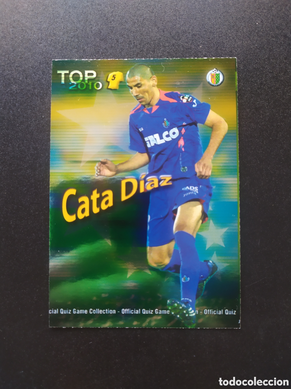 Cromos de f&uacute;tbol: Mundicromo fichas Liga 2009 2010 09 10 Cata Diaz top brillo verde n&deg; 573 Getafe