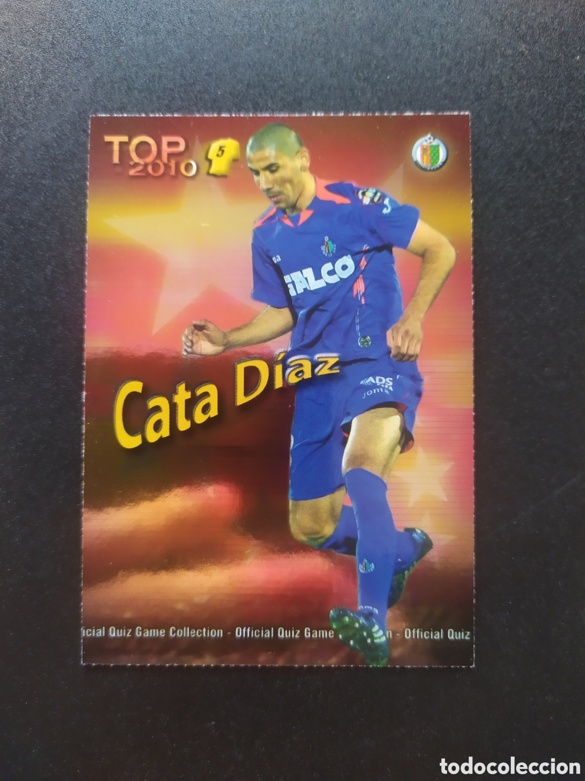 Cromos de f&uacute;tbol: Mundicromo fichas Liga 2009 2010 09 10 Cata Diaz top brillo rojo n&deg; 573 Getafe