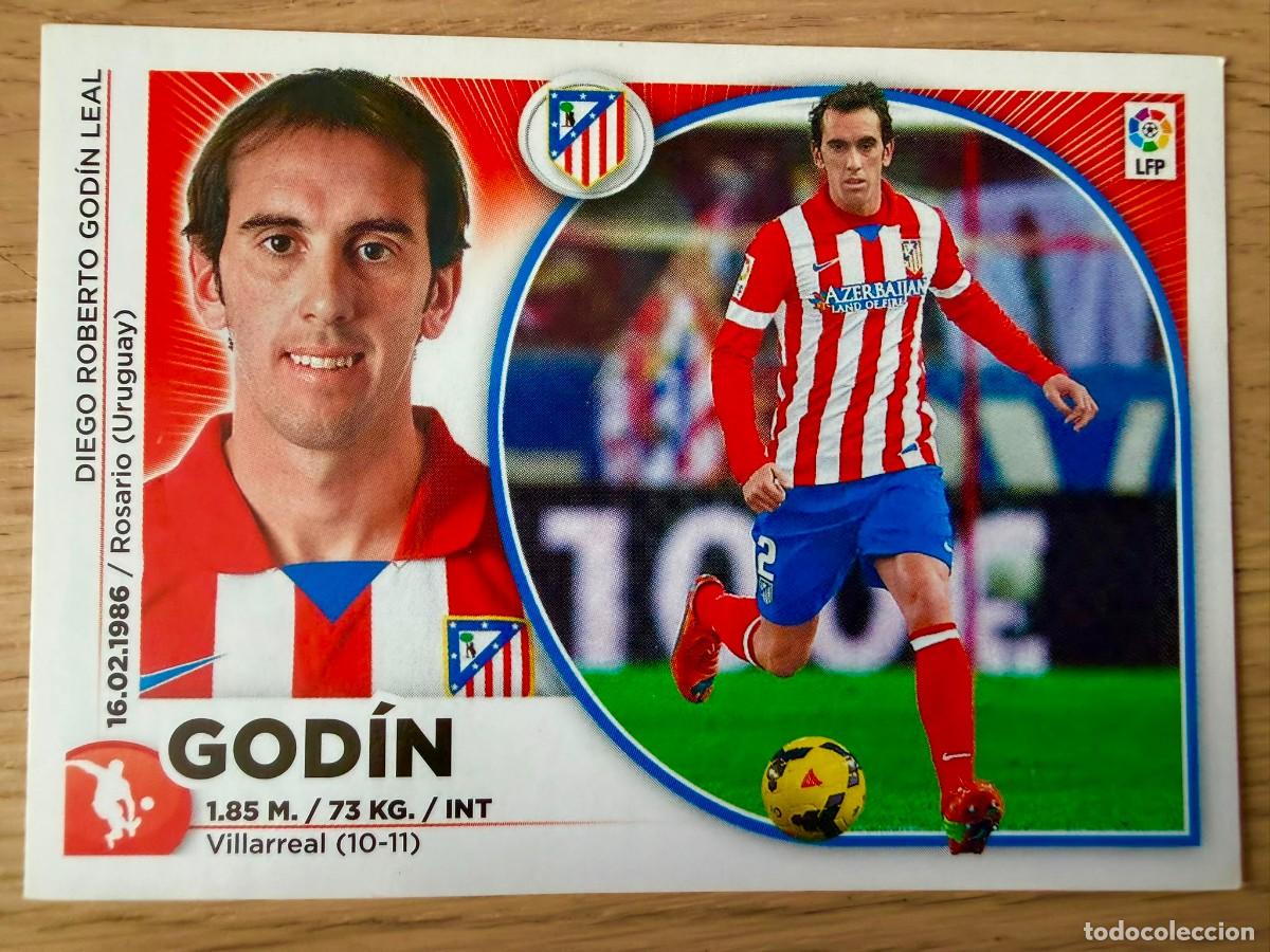 Cromos de f&uacute;tbol: 5 GODIN ATLETICO MADRID 14 15 2014 2015 LIGA BBVA EDICIONES ESTE SIN PEGAR STICKER CROMOS