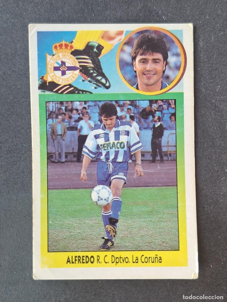 Cromos de f&uacute;tbol: L2 ALFREDO DEPORTIVO DE LA CORU&Ntilde;A FICHAJE 11 LIGA ESTE 1993 1994 93 94 CARTON DESPEGADO