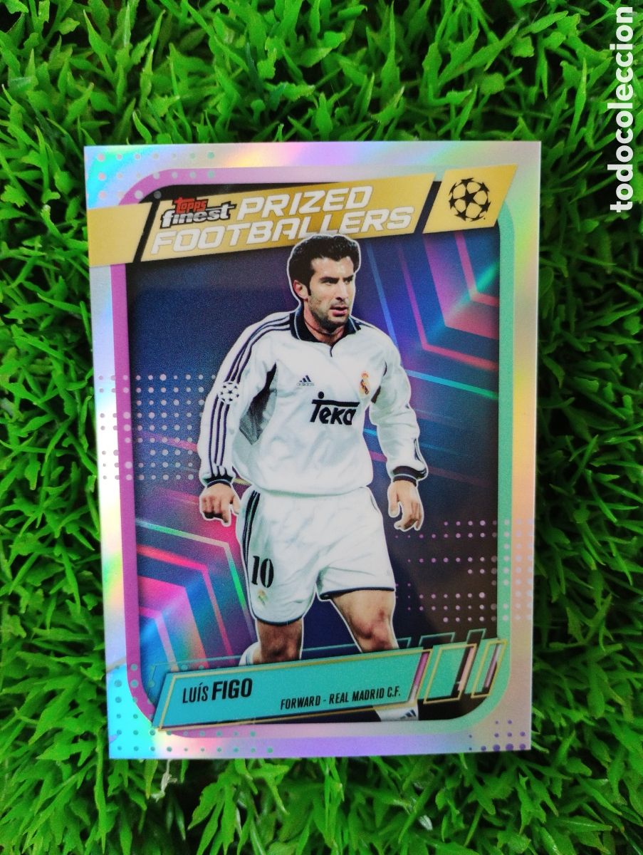 Cromos de f&uacute;tbol: Figo Real Madrid Prized Footballers # PF-7