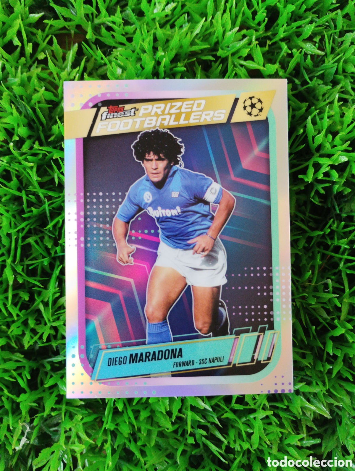 Cromos de f&uacute;tbol: Maradona Napoles Prized Footballers # PF-4