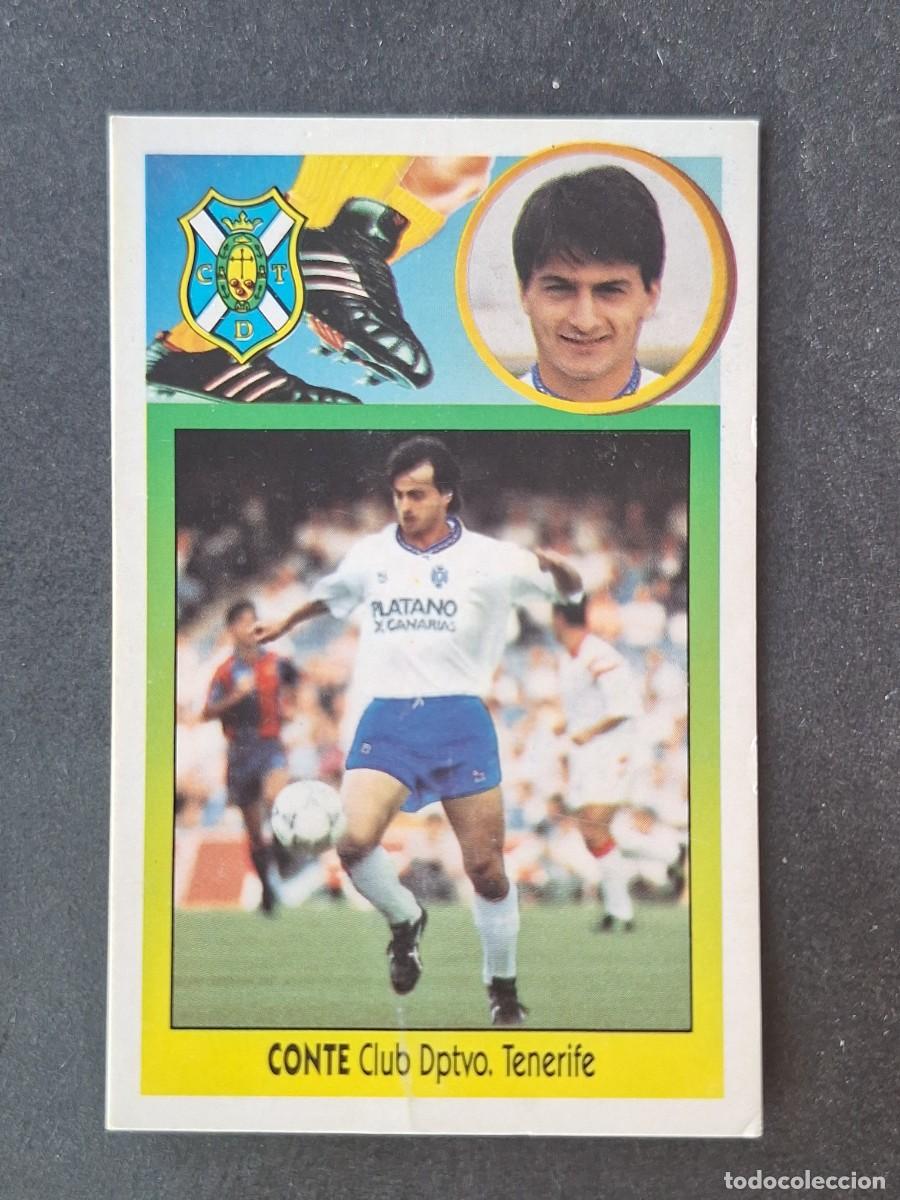 Cromos de f&uacute;tbol: L2 CONTE C. D. TENERIFE FICHAJE 15 LIGA ESTE 1993 1994 93 94 CARTON DESPEGADO