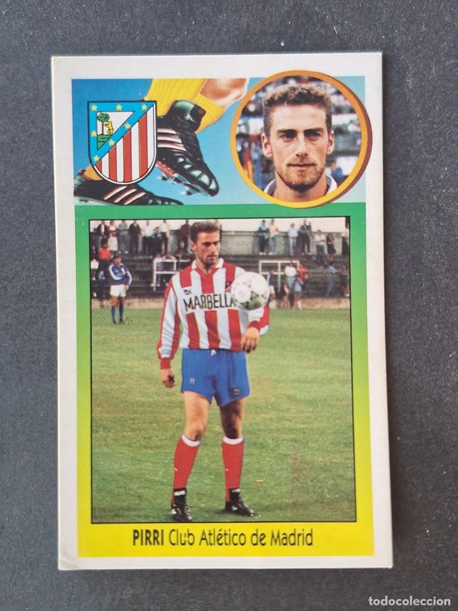 Cromos de f&uacute;tbol: L2 PIRRI ATLETICO DE MADRID FICHAJE 17 LIGA ESTE 1993 1994 93 94 CARTON DESPEGADO