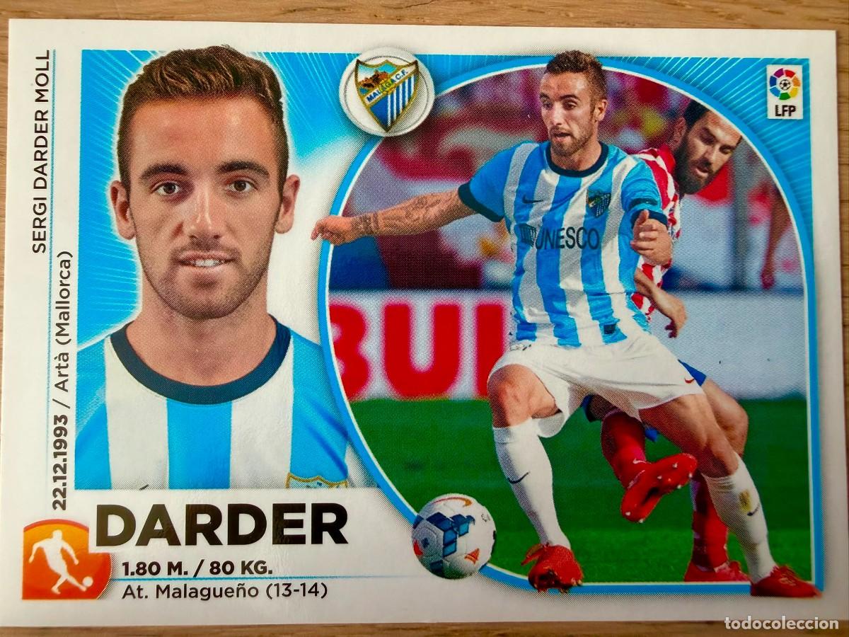 Cromos de f&uacute;tbol: 11 SERGI DARDER MALAGA 14 15 2014 2015 LIGA BBVA EDICIONES ESTE SIN PEGAR STICKER CROMOS