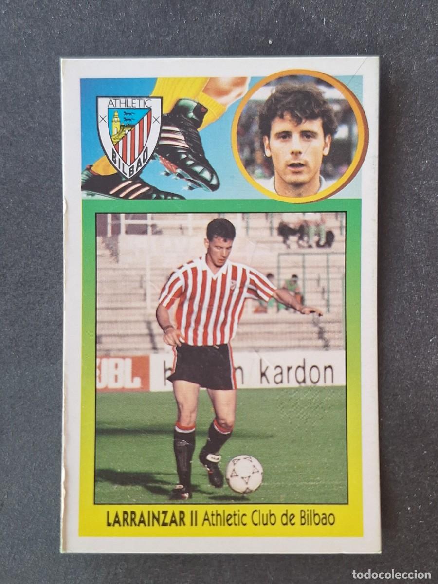 Figurine di Calcio: L2 LARRAINZAR II VERSION ATHLETIC DE BILBAO FICHAJE 19 LIGA ESTE 1993 1994 93 94 CARTON DESPEGADO