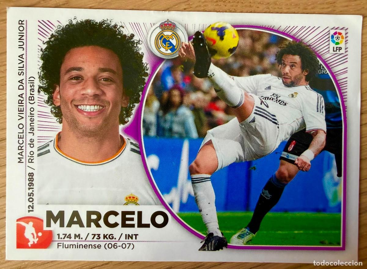 Figurine di Calcio: 8 MARCELO REAL MADRID 14 15 2014 2015 LIGA BBVA EDICIONES ESTE SIN PEGAR STICKER CROMOS