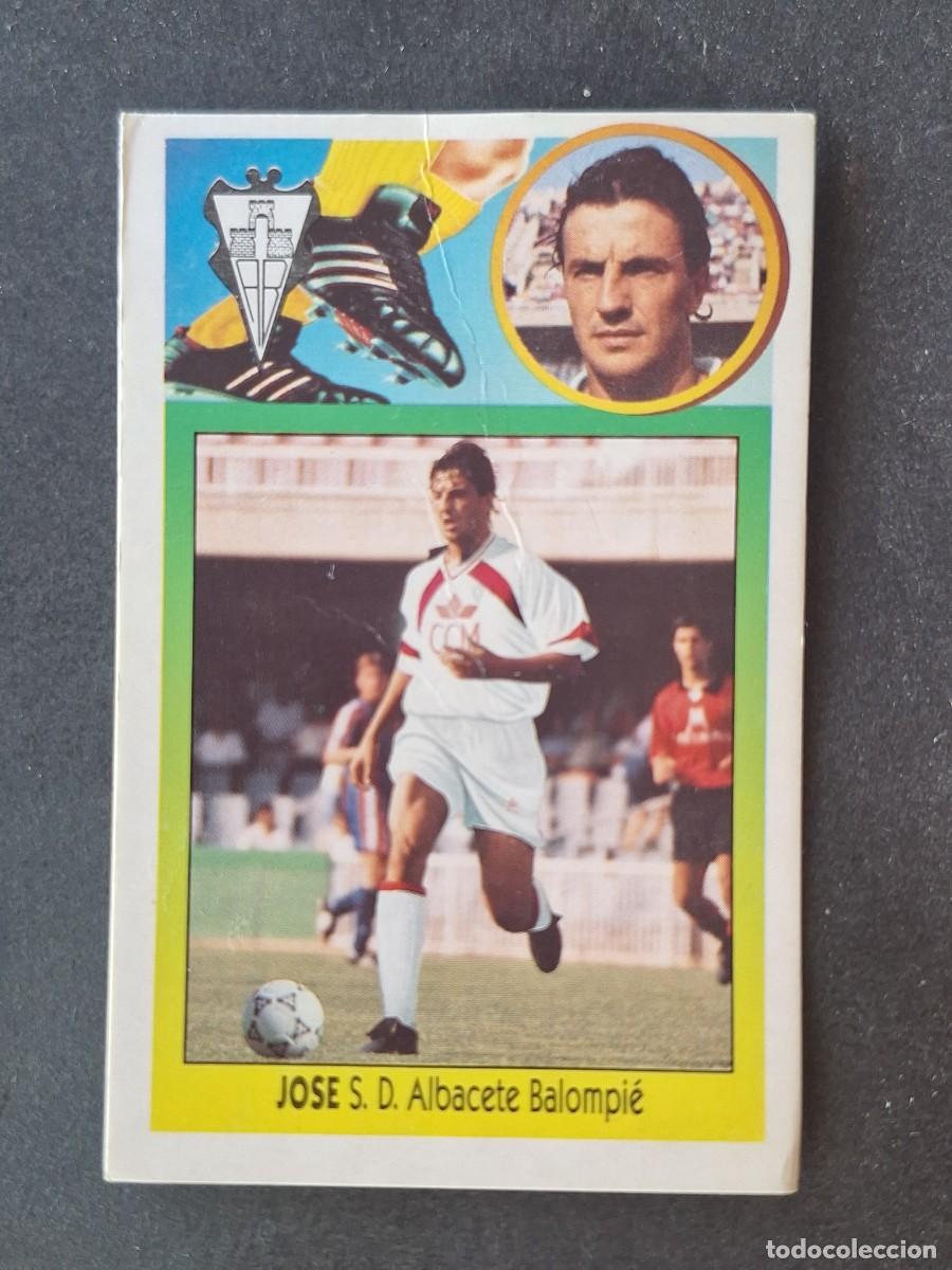 Figurine di Calcio: L2 JOSE ALBACETE BALOMPIE FICHAJE 20 LIGA ESTE 1993 1994 93 94 CARTON DESPEGADO