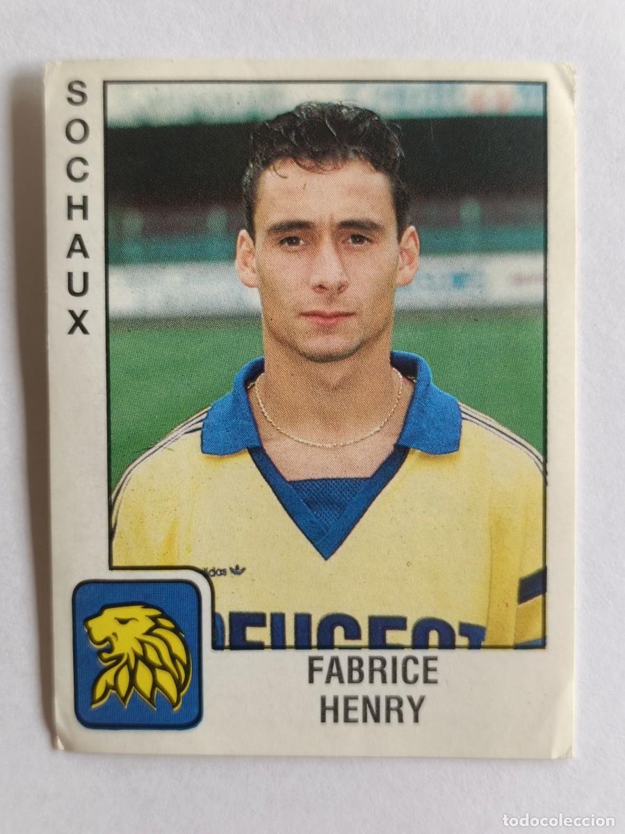 Figurine di Calcio: #318 FABRICE HENRY (SOCHAUX) LIGUE 1 FOOT 90 PANINI