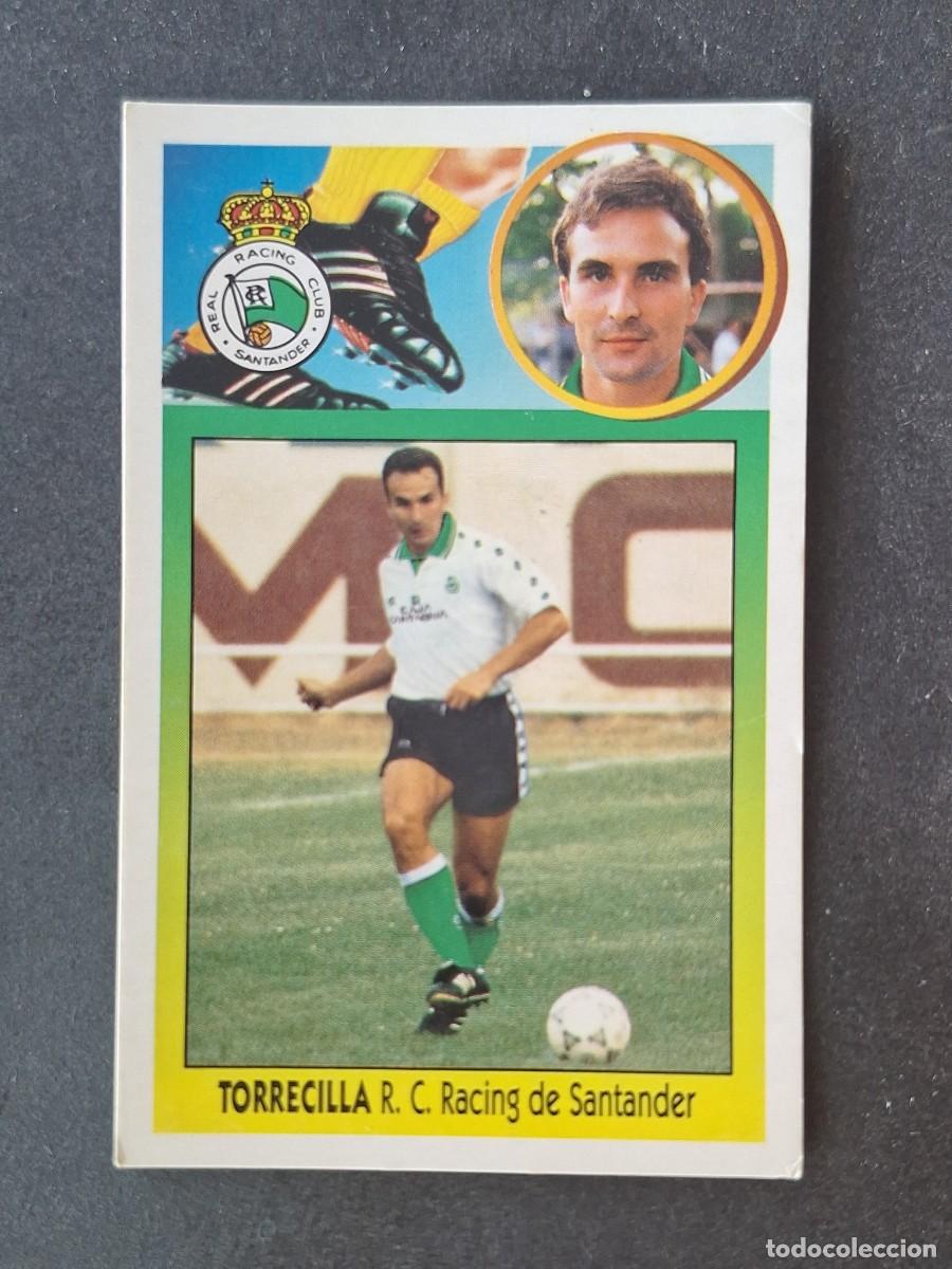 Cromos de f&uacute;tbol: L2 TORRECILLA RACING DE SANTANDER FICHAJE 21 LIGA ESTE 1993 1994 93 94 CARTON DESPEGADO