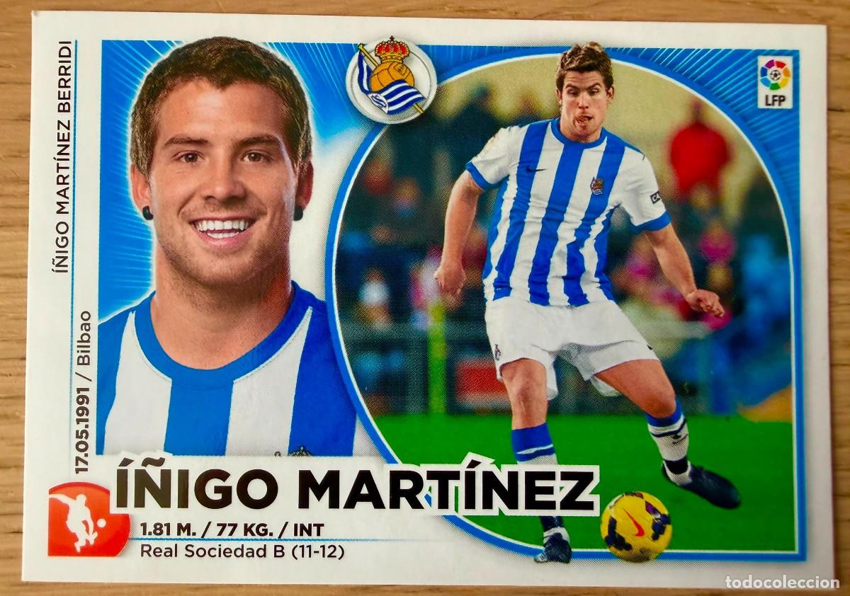 Cromos de f&uacute;tbol: 5 I&Ntilde;IGO MARTINEZ REAL SOCIEDAD 14 15 2014 2015 LIGA BBVA EDICIONES ESTE SIN PEGAR STICKER CROMOS