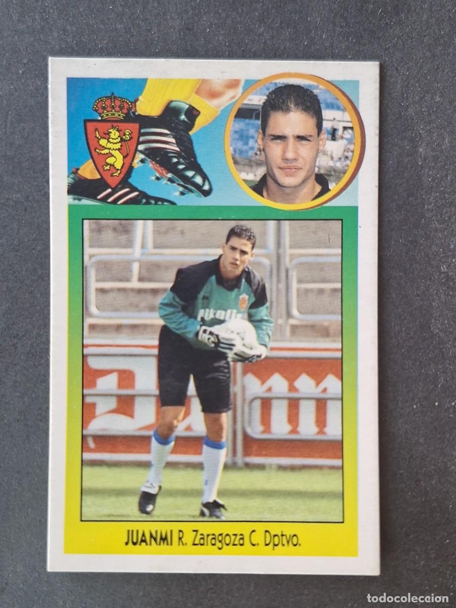 Cromos de f&uacute;tbol: L2 JUANMI REAL ZARAGOZA FICHAJE 27 LIGA ESTE 1993 1994 93 94 CARTON DESPEGADO