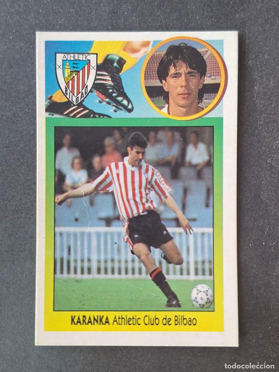 Football Stickers: L2 KARANKA ATHLETIC CLUB DE BILBAO FICHAJE 29 LIGA ESTE 1993 1994 93 94 CARTON DESPEGADO