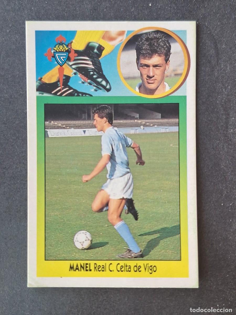 Cromos de f&uacute;tbol: L2 MANEL CELTA DE VIGO FICHAJE 33 LIGA ESTE 1993 1994 93 94 CARTON DESPEGADO