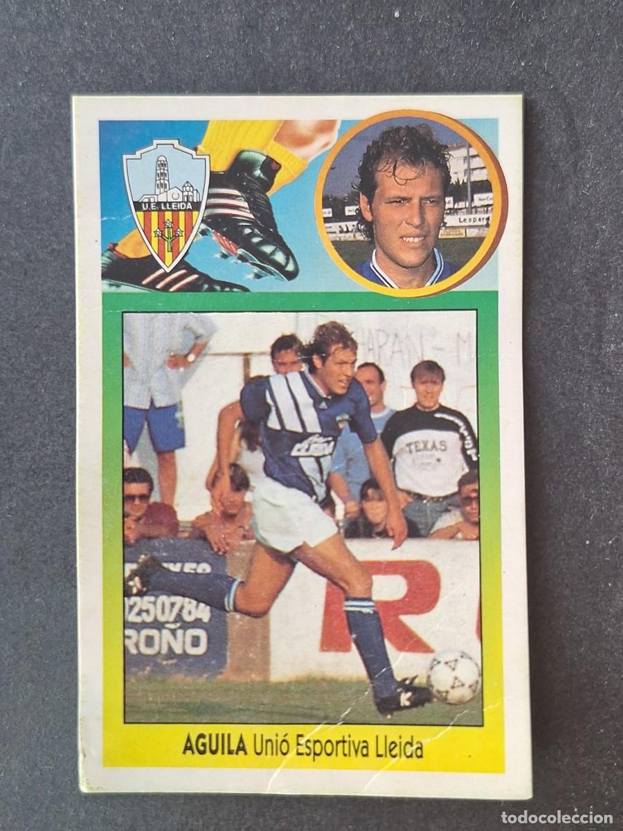 Cromos de f&uacute;tbol: L2 AGUILA U. E. LLEIDA FICHAJE 34 LIGA ESTE 1993 1994 93 94 CARTON DESPEGADO