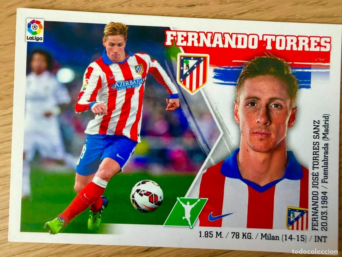 Cromos de f&uacute;tbol: 20 FERNANDO TORRES ATLETICO MADRID 15 16 2015 2016 LIGA BBVA EDICIONES ESTE SIN PEGAR STICKER CROMOS