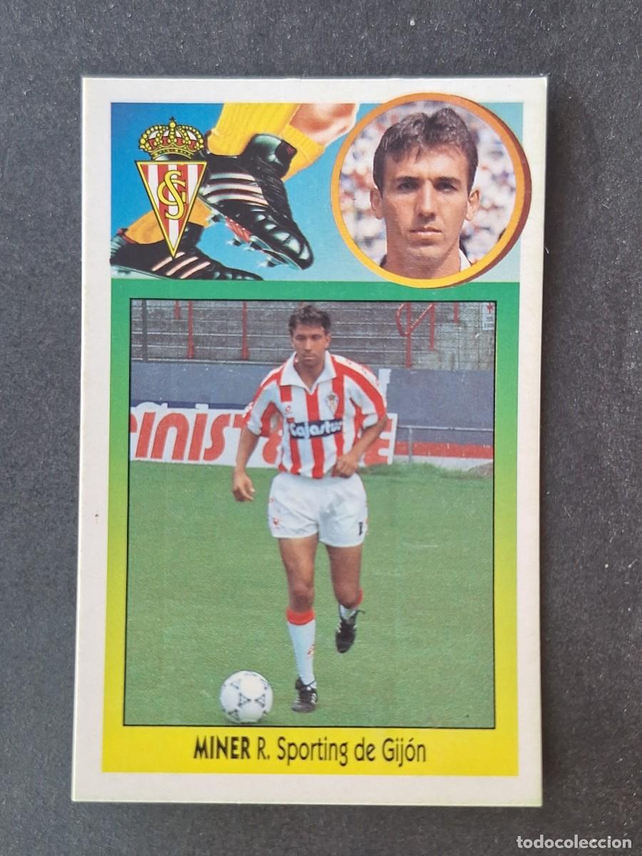 Cromos de f&uacute;tbol: L2 MINER SPORTING DE GIJON FICHAJE 35 LIGA ESTE 1993 1994 93 94 CARTON DESPEGADO