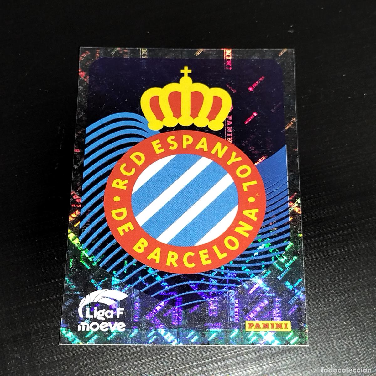 Cromos de f&uacute;tbol: 182 ESCUDO LOGO RCD ESPANYOL CROMOS LIGA F MOEVE FEMENINA PANINI 2025 2026 25 26