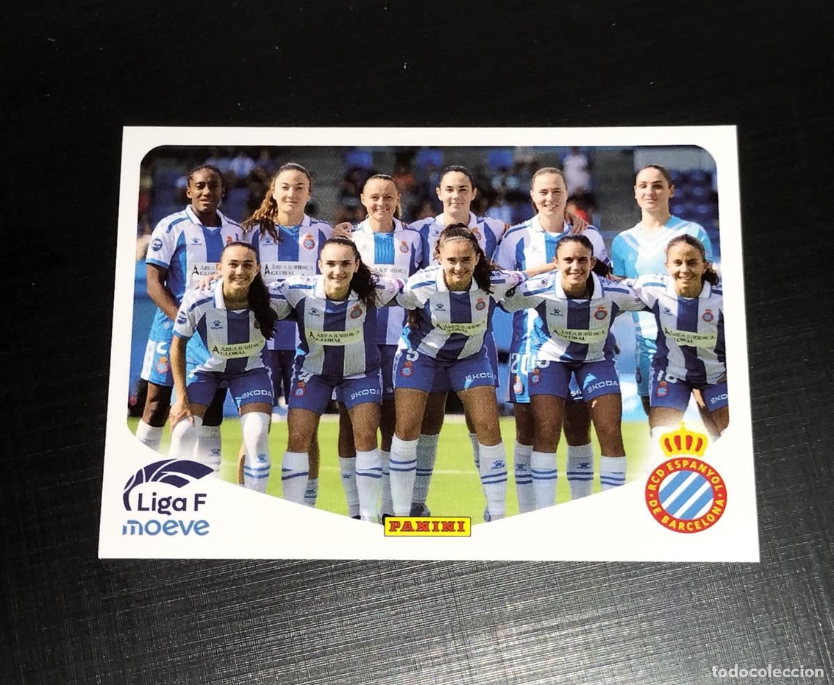 Cromos de f&uacute;tbol: 183 ALINEACION EQUIPO RCD ESPANYOL CROMOS LIGA F MOEVE FEMENINA PANINI 2025 2026 25 26