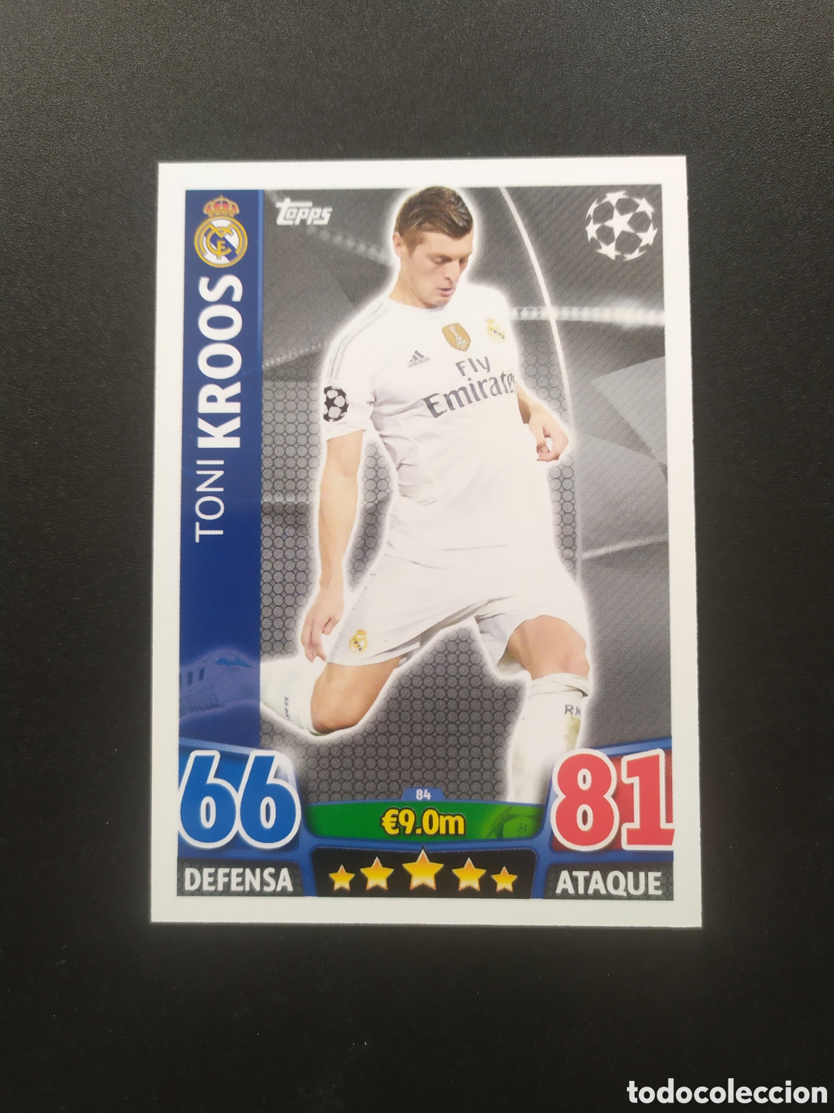 Figurine di Calcio: UEFA Champions match attax topps 2015 2016 15 16 Kroos n&deg; 84 Real Madrid