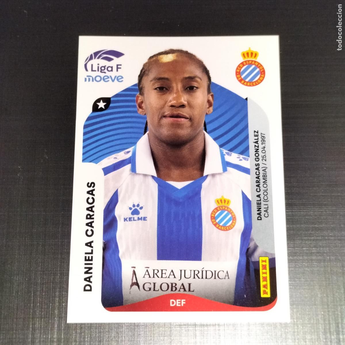 Figurine di Calcio: 186 DANIELA CARACAS RCD ESPANYOL CROMOS LIGA F MOEVE FEMENINA PANINI 2025 2026 25 26