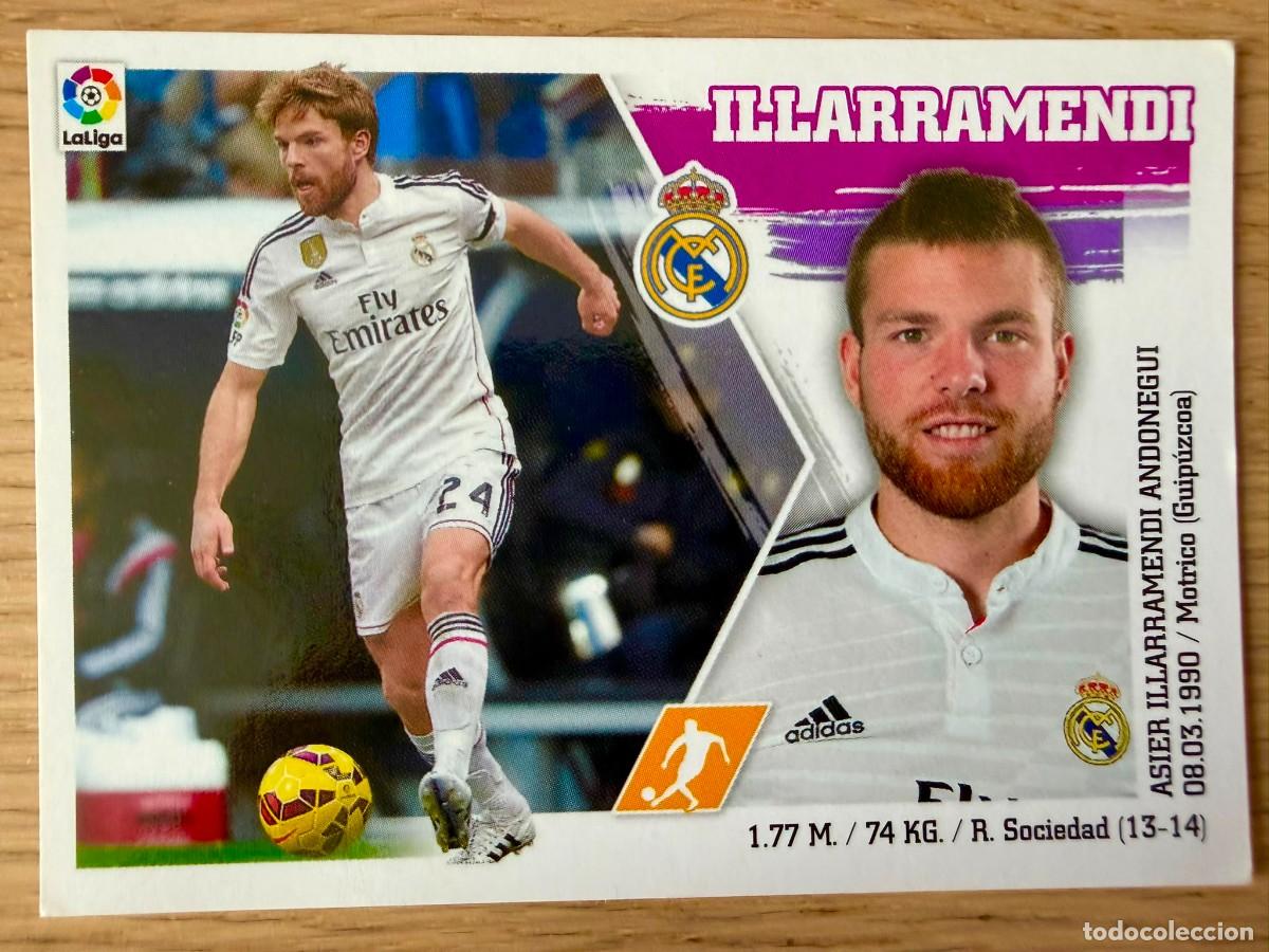 Figurine di Calcio: 13 ILLARRAMENDI REAL MADRID 15 16 2015 2016 LIGA BBVA EDICIONES ESTE SIN PEGAR STICKER CROMOS