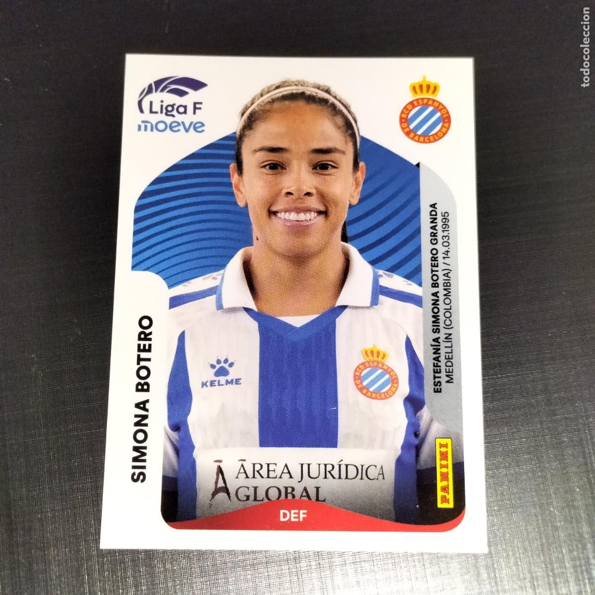 Figurine di Calcio: 187 SIMONA BOTERO RCD ESPANYOL CROMOS LIGA F MOEVE FEMENINA PANINI 2025 2026 25 26
