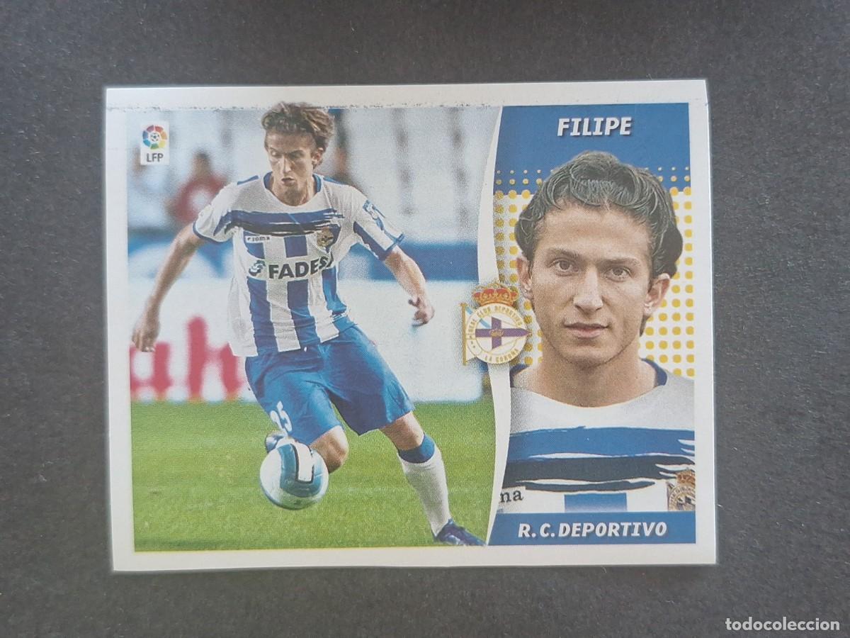 Figurine di Calcio: L7 FILIPE DEPORTIVO DE LA CORU&Ntilde;A MERCADO INVIERNO LIGA ESTE 2006 2007 06 07 NUNCA PEGADO SIN PEGAR