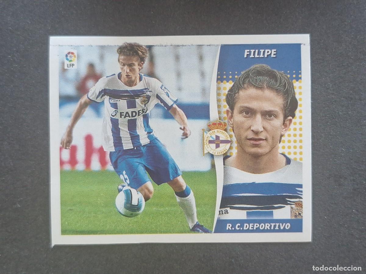 Figurine di Calcio: L7 FILIPE DEPORTIVO DE LA CORU&Ntilde;A MERCADO INVIERNO LIGA ESTE 2006 2007 06 07 NUNCA PEGADO SIN PEGAR