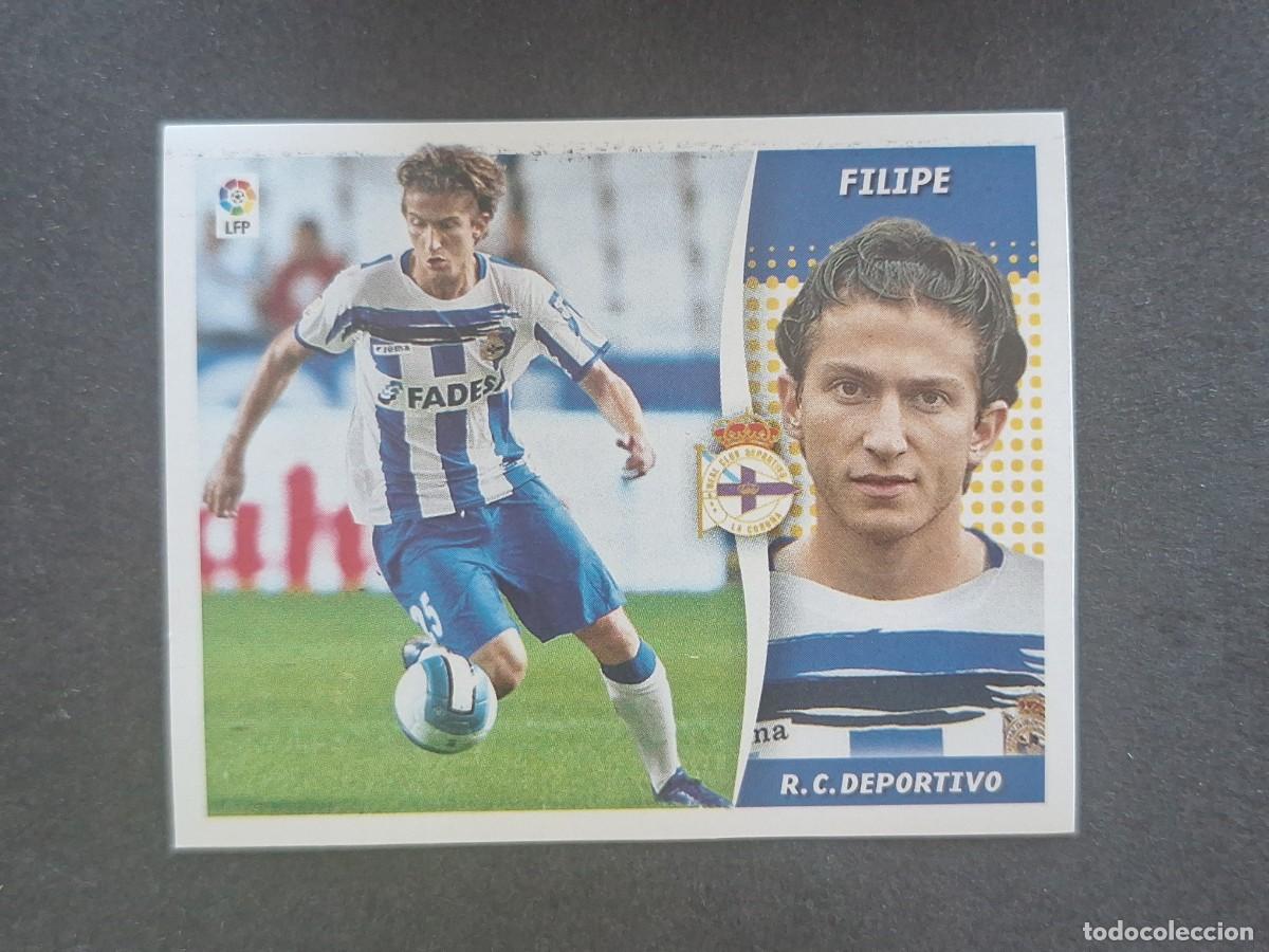 Figurine di Calcio: L7 FILIPE DEPORTIVO DE LA CORU&Ntilde;A MERCADO INVIERNO LIGA ESTE 2006 2007 06 07 NUNCA PEGADO SIN PEGAR