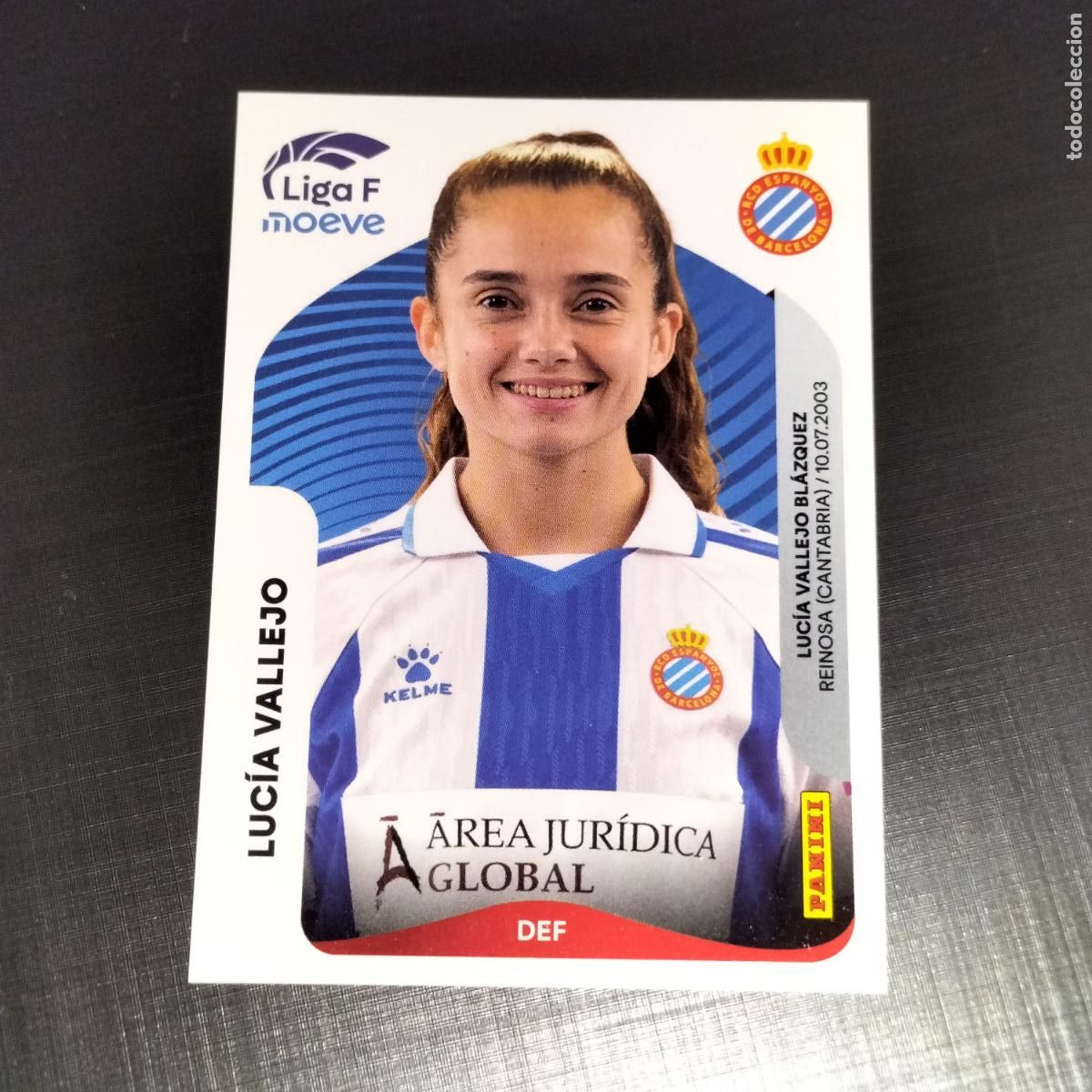 Figurine di Calcio: 189 LUCIA VALLEJO RCD ESPANYOL CROMOS LIGA F MOEVE FEMENINA PANINI 2025 2026 25 26