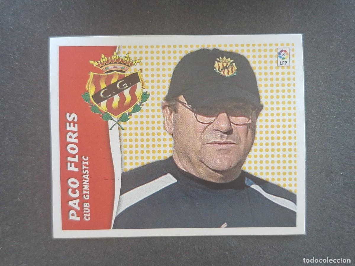Figurine di Calcio: L7 PACO FLORES ENTRENADOR NASTIC TARRAGONA MERCADO INVIERNO LIGA ESTE 2006 2007 06 07 NUNCA PEGADO