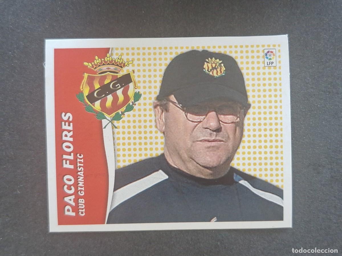 Figurine di Calcio: L7 PACO FLORES ENTRENADOR NASTIC TARRAGONA MERCADO INVIERNO LIGA ESTE 2006 2007 06 07 NUNCA PEGADO