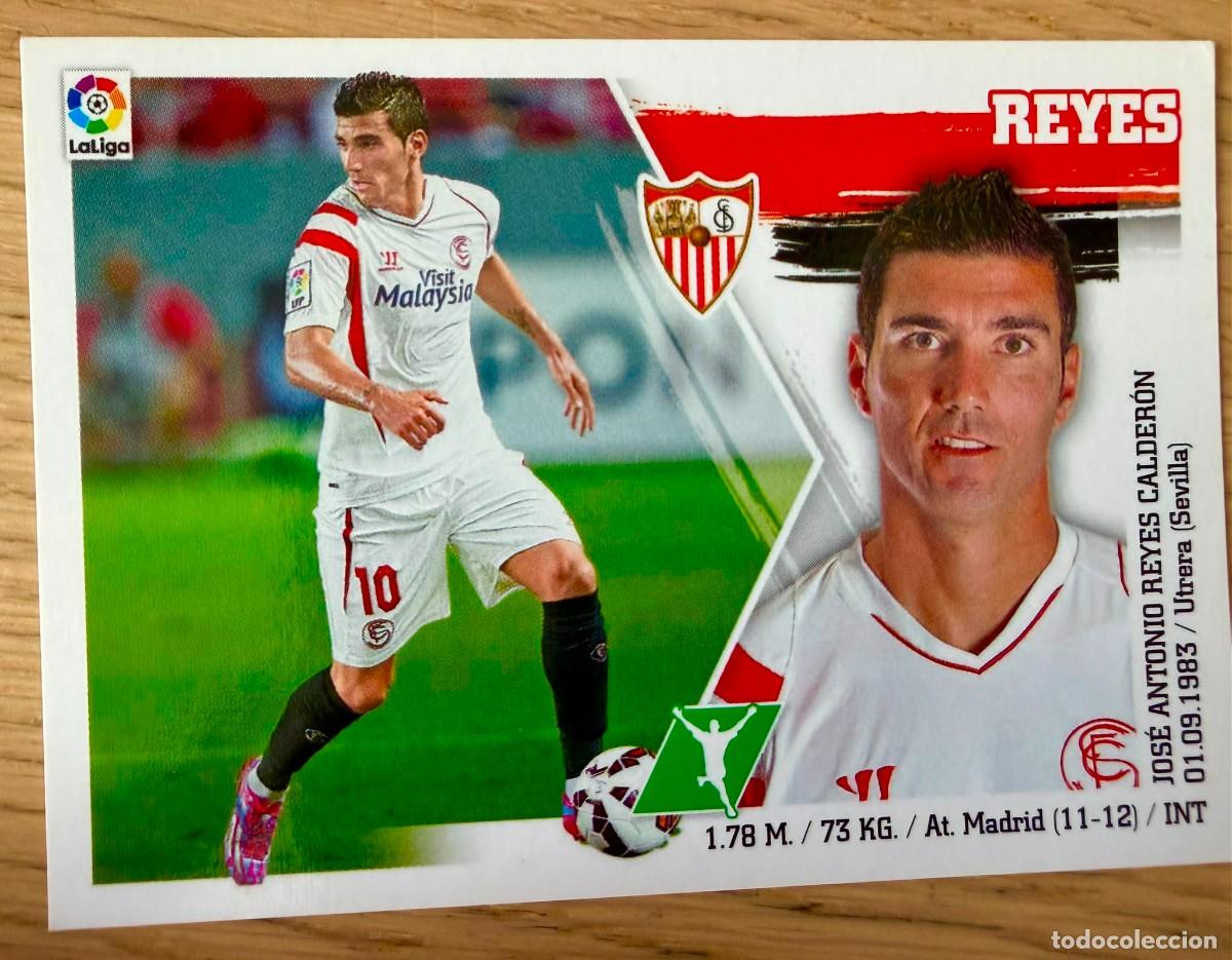 Figurine di Calcio: 18 REYES SEVILLA 15 16 2015 2016 LIGA BBVA EDICIONES ESTE SIN PEGAR STICKER CROMOS