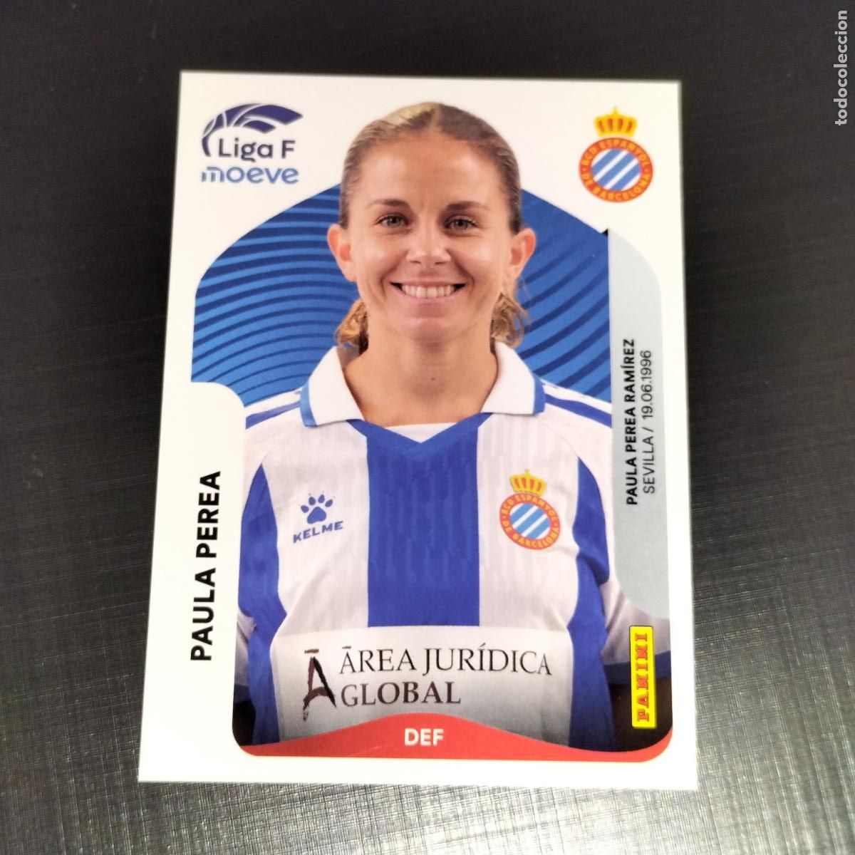 Figurine di Calcio: 192 PAULA PEREA RCD ESPANYOL CROMOS LIGA F MOEVE FEMENINA PANINI 2025 2026 25 26