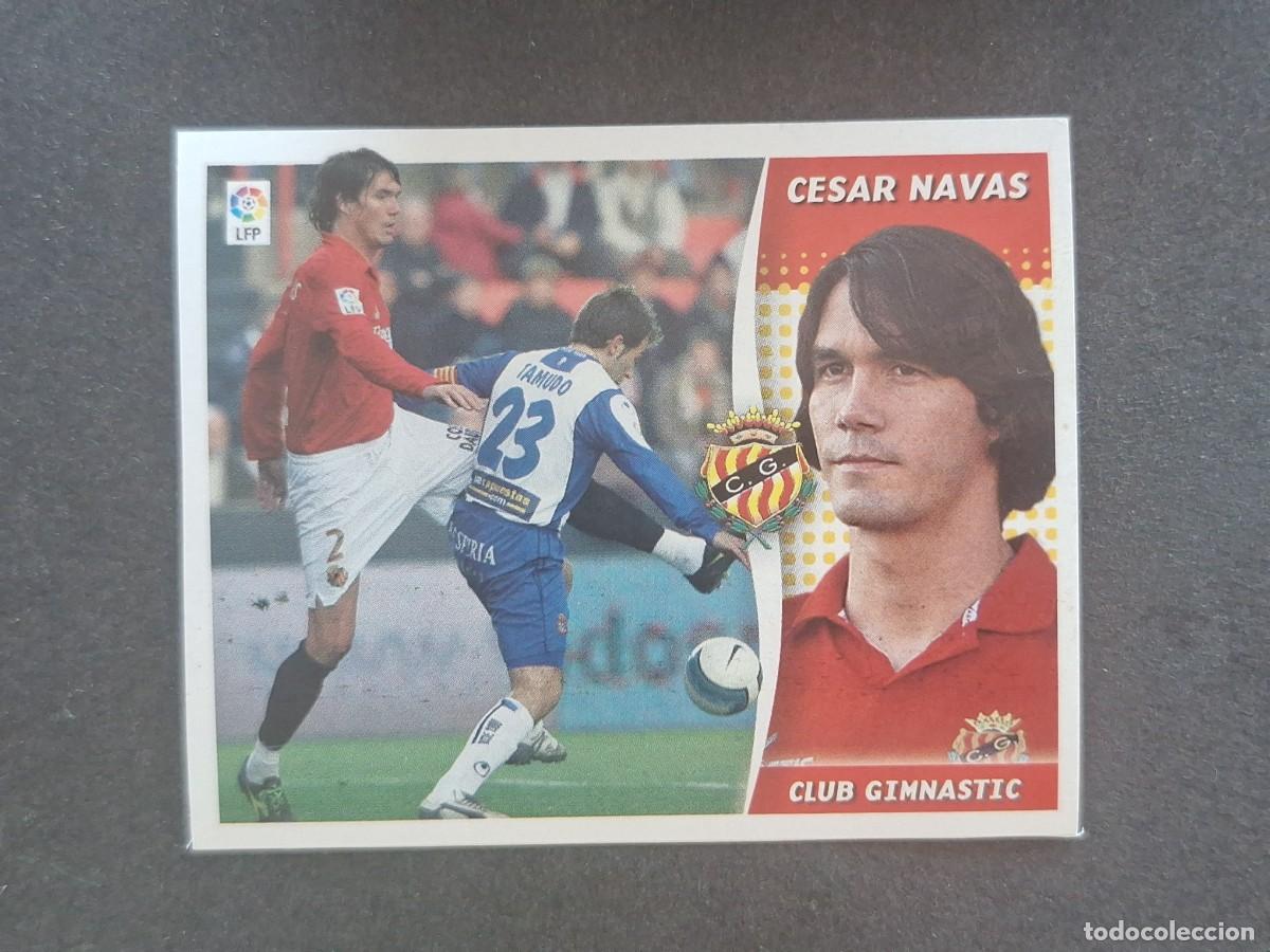 Figurine di Calcio: L7 CESAR NAVAS NASTIC DE TARRAGONA MERCADO INVIERNO LIGA ESTE 2006 2007 06 07 NUNCA PEGADO SIN PEGAR