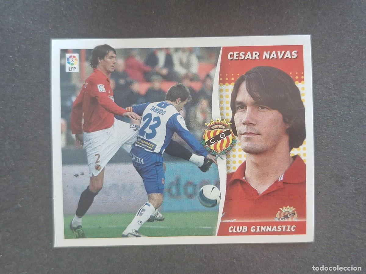 Figurine di Calcio: L7 CESAR NAVAS NASTIC DE TARRAGONA MERCADO INVIERNO LIGA ESTE 2006 2007 06 07 NUNCA PEGADO SIN PEGAR