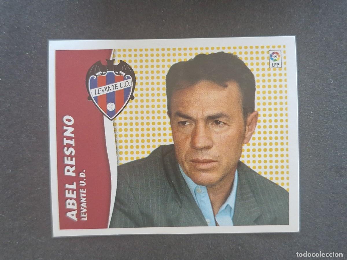 Cromos de f&uacute;tbol: L7 ABEL RESINO ENTRENADOR LEVANTE U. D. MERCADO INVIERNO LIGA ESTE 2006 2007 NUNCA PEGADO SIN PEGAR