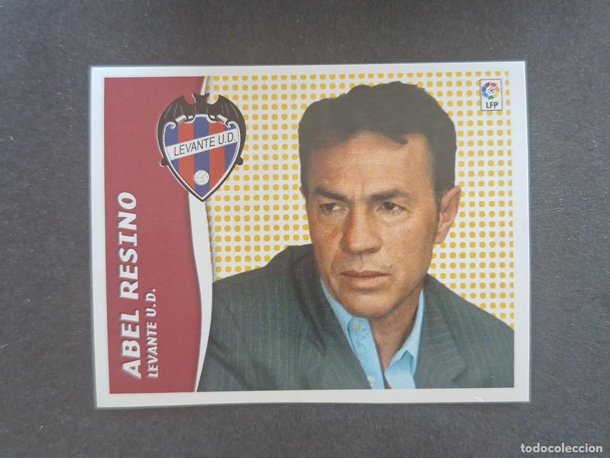 Cromos de f&uacute;tbol: L7 ABEL RESINO ENTRENADOR LEVANTE U. D. MERCADO INVIERNO LIGA ESTE 2006 2007 NUNCA PEGADO SIN PEGAR