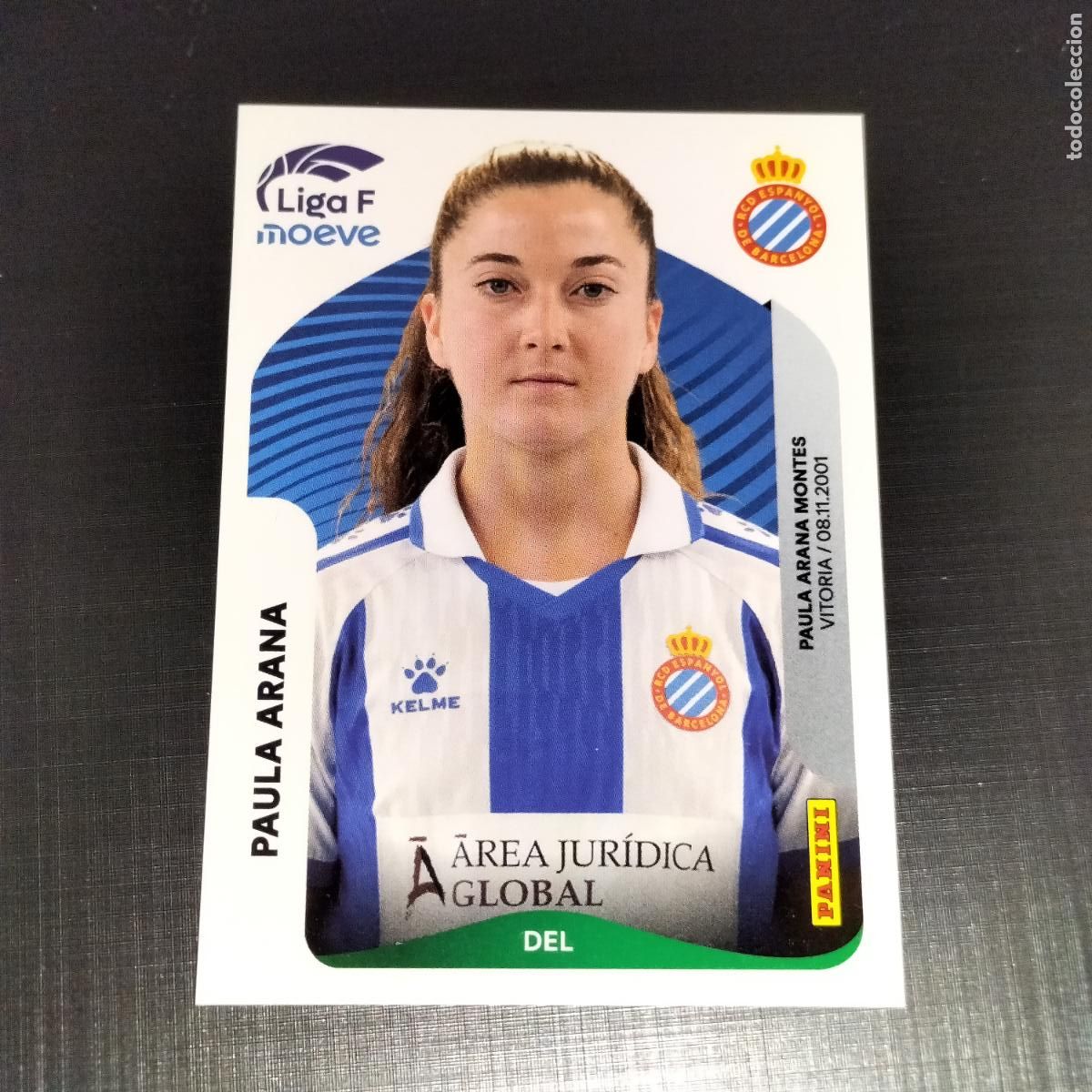 Cromos de f&uacute;tbol: 200 PAULA ARANA RCD ESPANYOL CROMOS LIGA F MOEVE FEMENINA PANINI 2025 2026 25 26