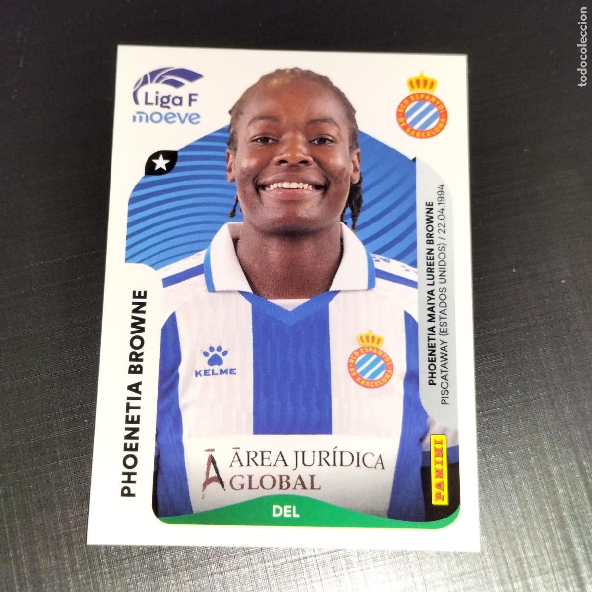 Cromos de f&uacute;tbol: 201 B PHOENETIA BROWNE RCD ESPANYOL CROMOS LIGA F MOEVE FEMENINA PANINI 2025 2026 25 26