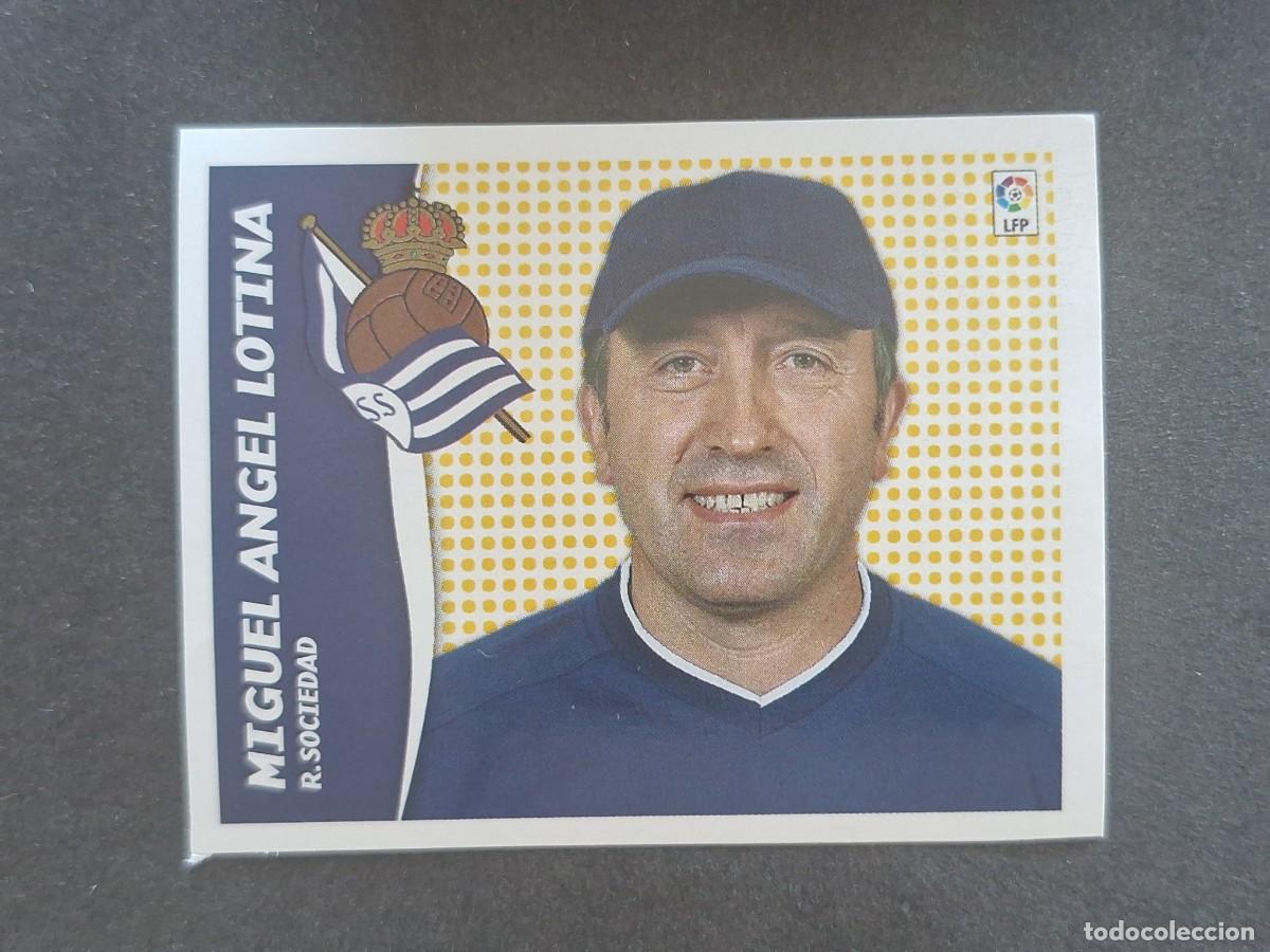 Cromos de f&uacute;tbol: L7 M. A. LOTINA ENTRENADOR REAL SOCIEDAD MERCADO INVIERNO LIGA ESTE 2006 2007 NUNCA PEGADO SIN PEGAR